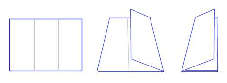 Schematic folding prospectus.