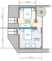 Deuxime niveau du duplex.