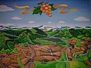 La Fresque de la Route du Vin d'Alsace.